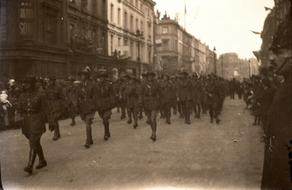 New Zealand Troops, Victory March of Troops Through London, 3rd May 1919
