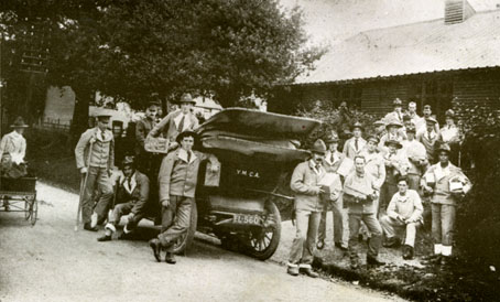 YMCA Car at Brockenhurst Camp, England, c.1914-18