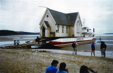 Matakana Church on the move, 1992