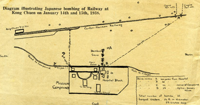 Map of Bombing, Kong Chuen