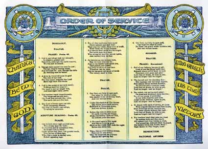 Dunedin Presbytery Souvenir of the Peace Celebrations, 1919