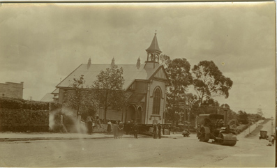 Mt Albert Presbyterian Church Auckland on the move, 1921-22
