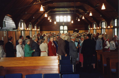 The Rededication service of the rebuilt Kelburn Church as part of Waikanae Presbyterian Church