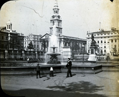 Trafalgar Squarel, London 1892