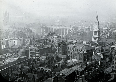 View of London from atop St Paul's 1892 