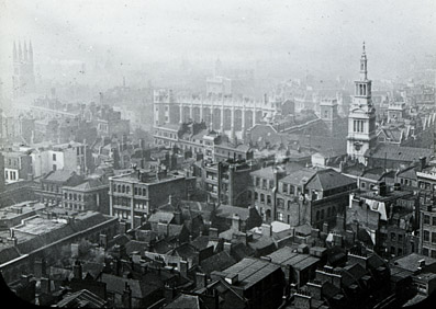View of London from atop St Paul's 1892 