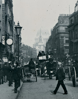 Fleet Street & St paul's, London 1892