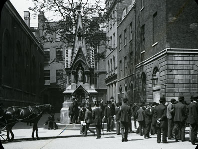 St Laurence Fountain, Guildhall, London 1892