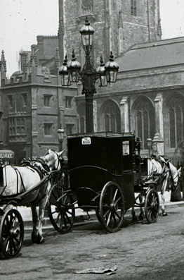 Hackney Cab, Holborn, London 1892