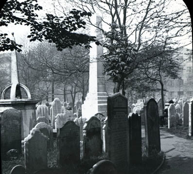 Grave of Daniel Defoe, Bunhill Fileds, London 1892