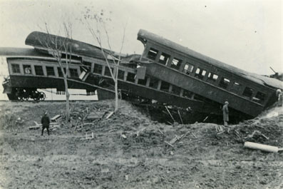 Derailed Train at Kong Chuen