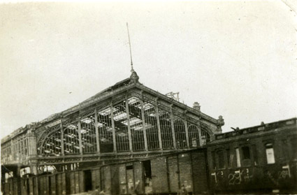 Bombed Railway Station, Germany