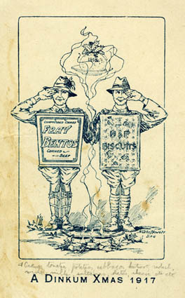 ANZAC Mounted Division Christmas Card 1917 (p2)