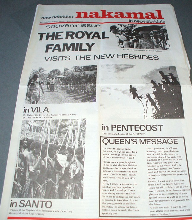 The Queen in Vanuatu