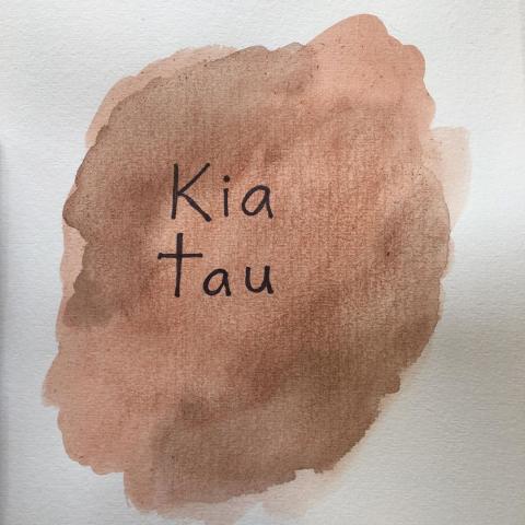 Continuing to celebrate Māori language week with this phrase. “Kia tau,” in English, translates as “settle down, chill out”.